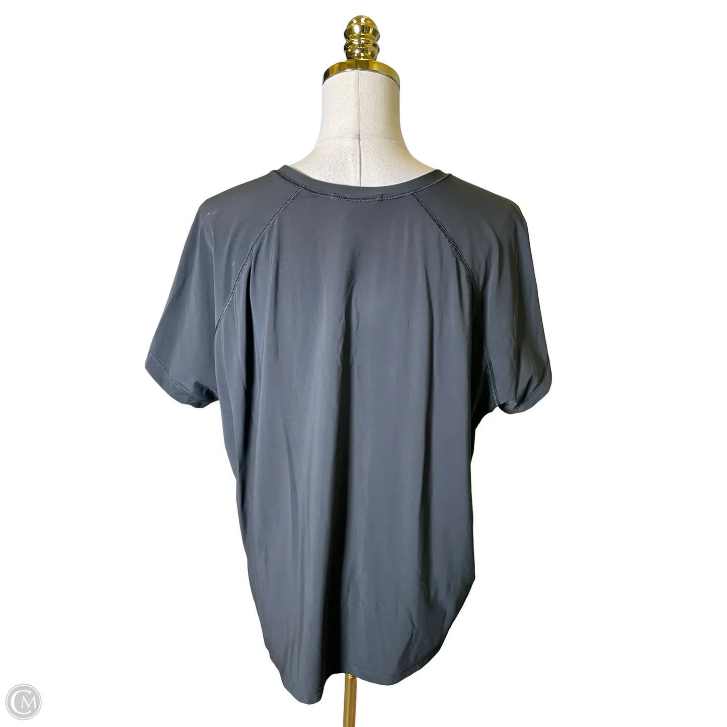 Athletic Top Short Sleeve By Athleta In Black, Size: Xl