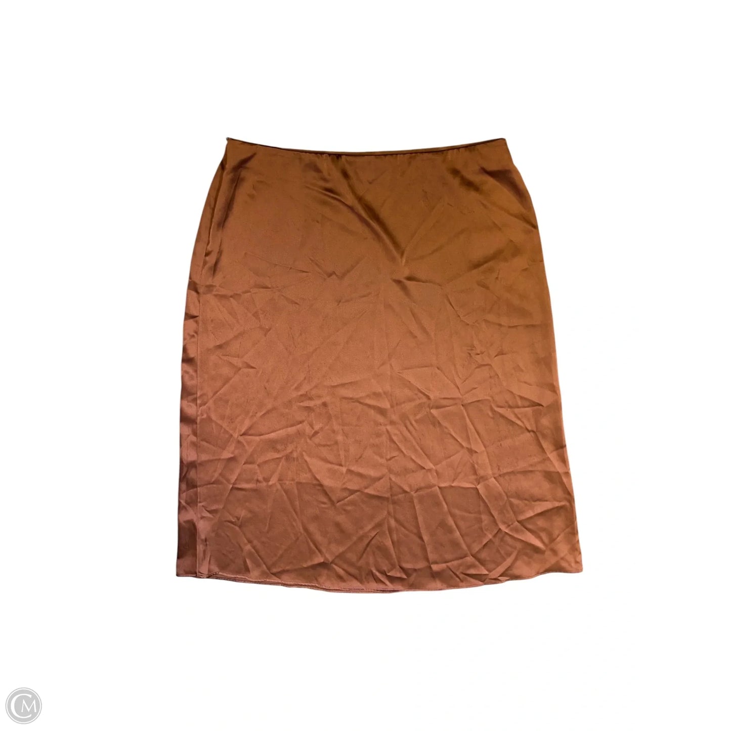 Skirt Maxi By French Connection In Bronze, Size: Xxl