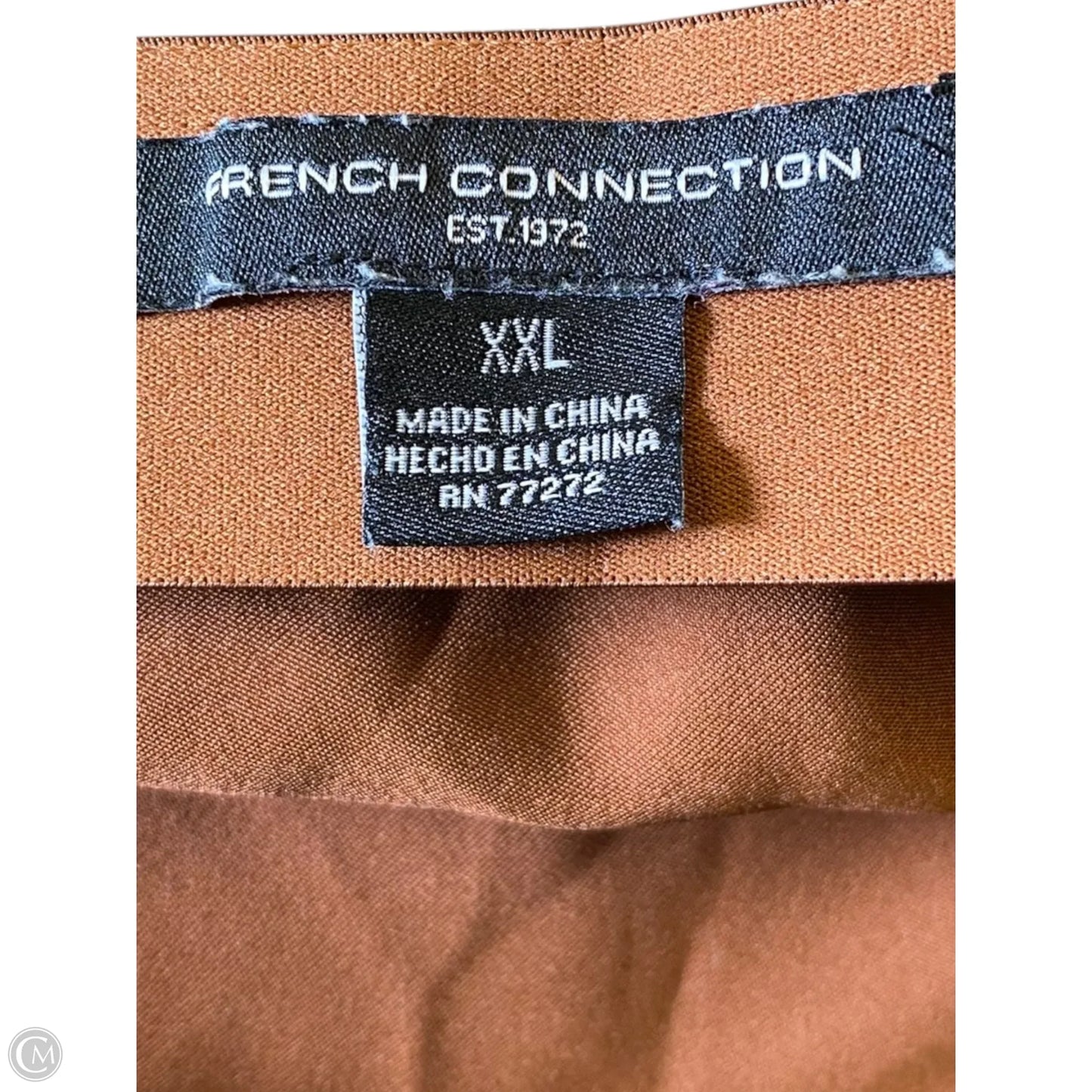 Skirt Maxi By French Connection In Bronze, Size: Xxl
