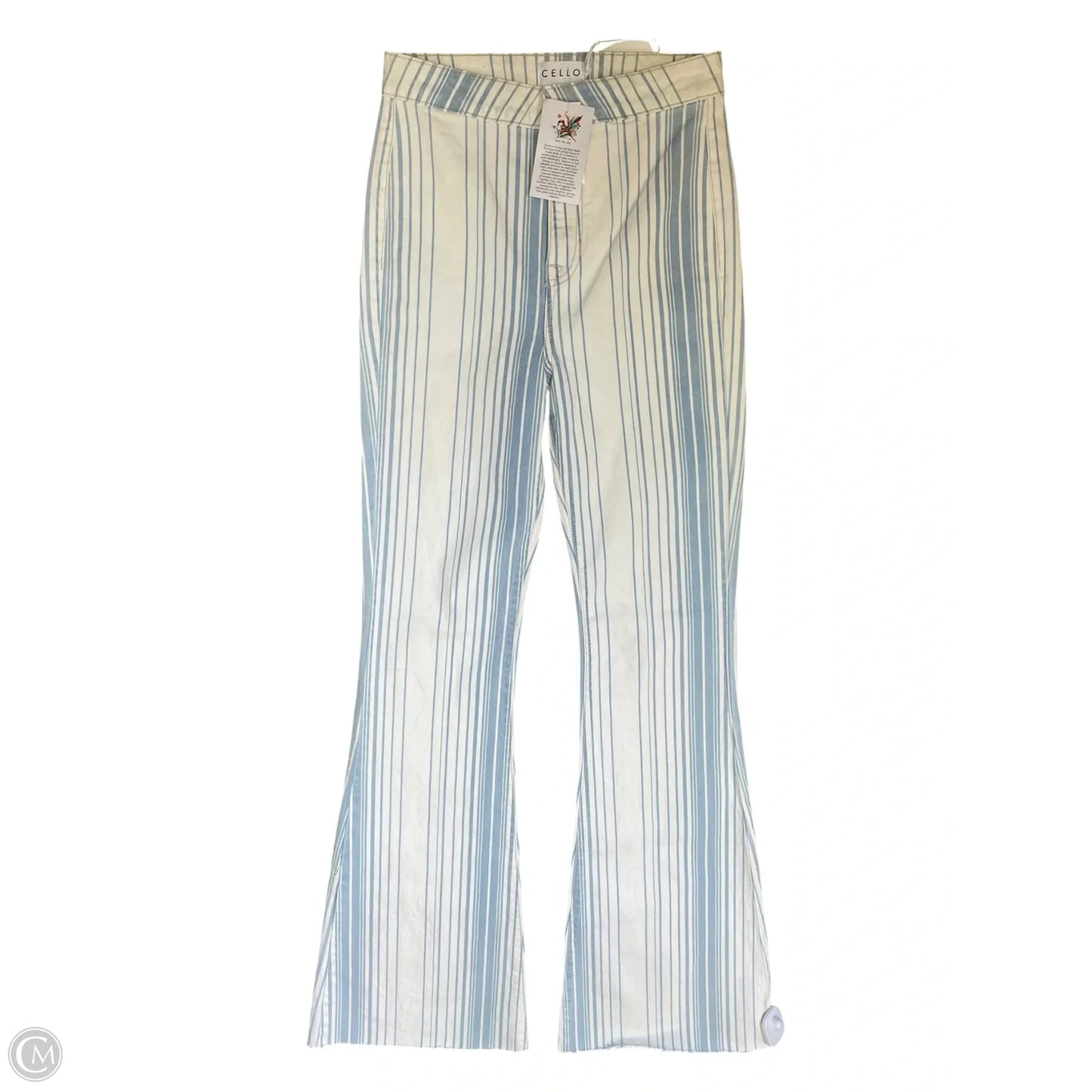 Jeans Boot Cut By Cello In Striped Pattern, Size: 0