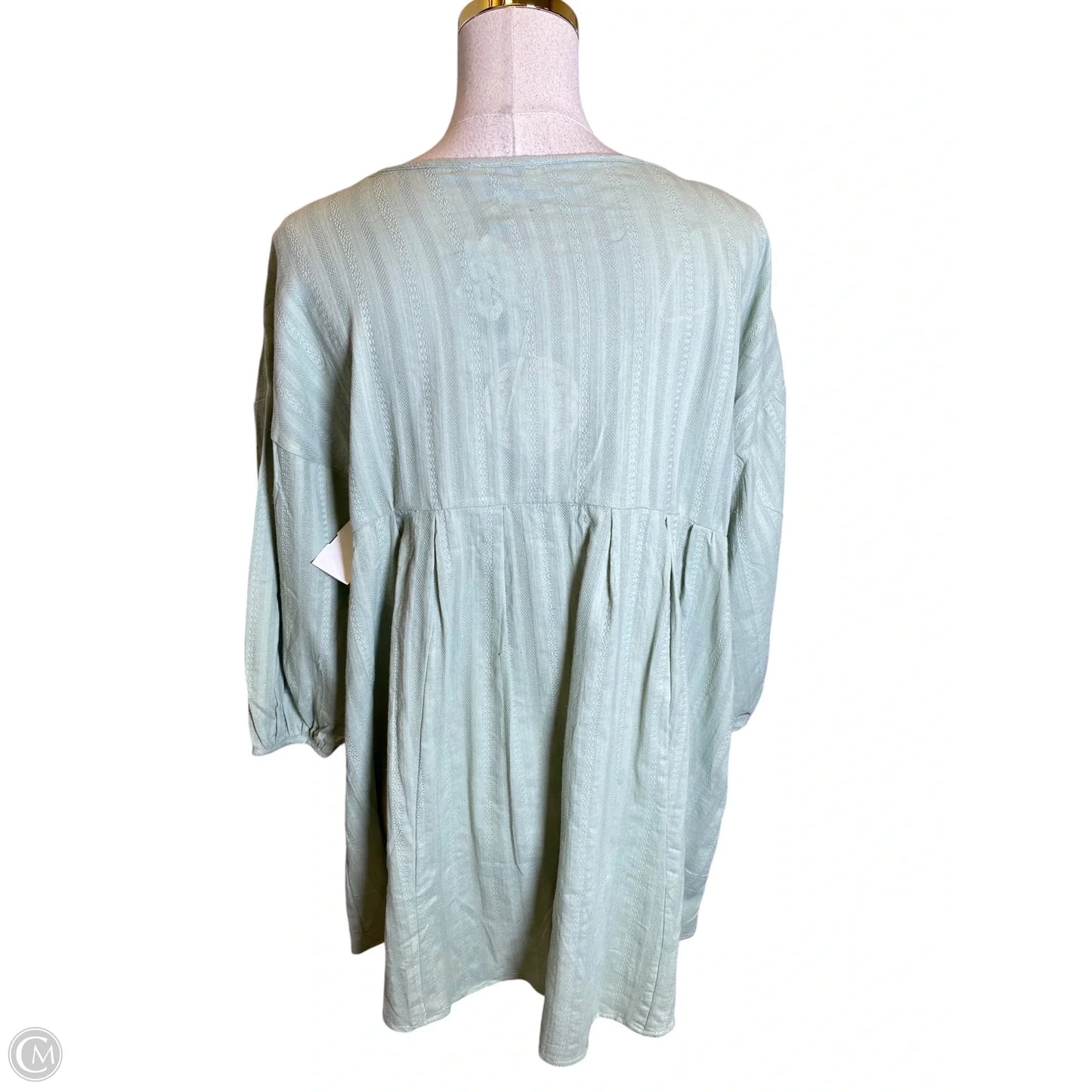 Blouse Long Sleeve By Umgee In Green, Size: S