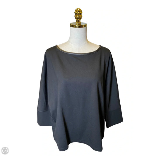 Top Long Sleeve By Chicos In Black, Size: Xl