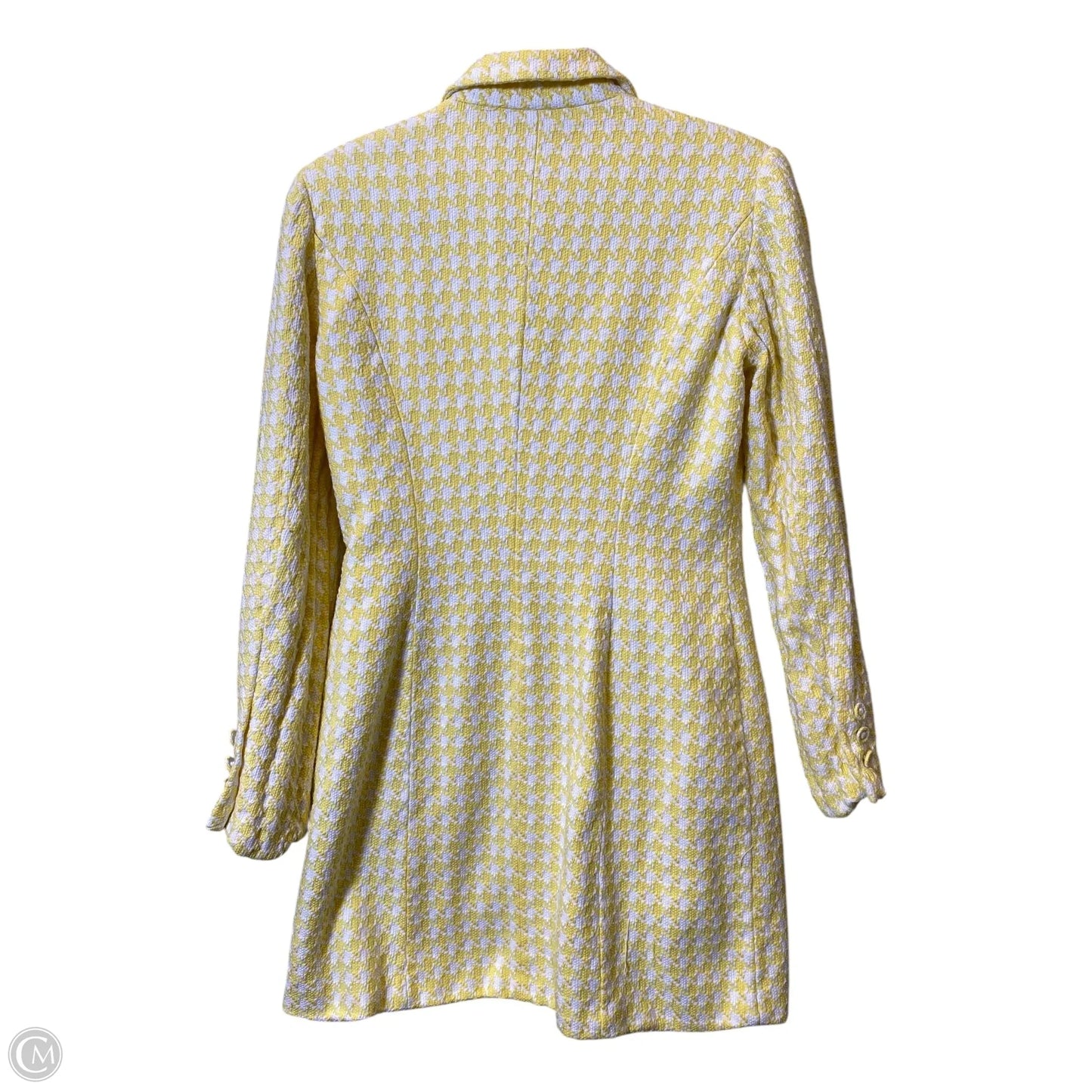 Blazer By Clothes Mentor In Yellow, Size: 8