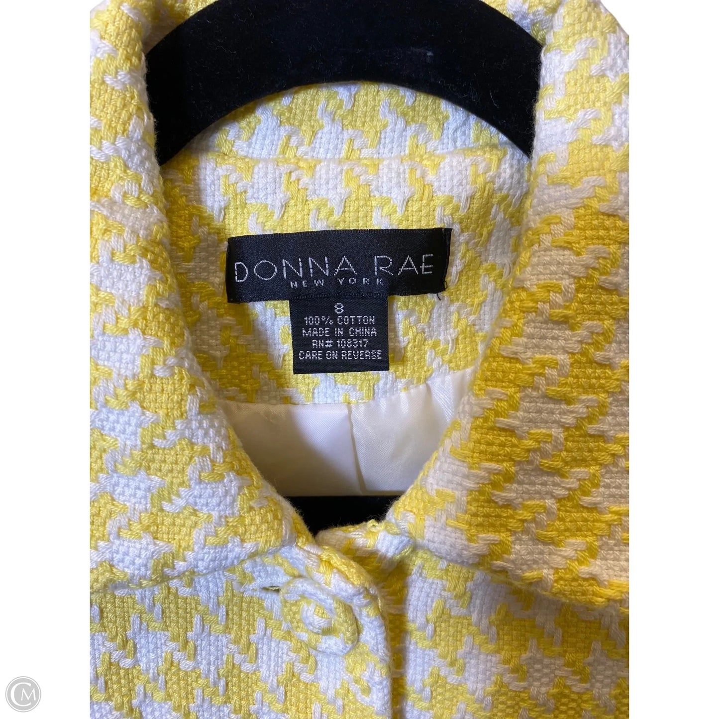 Blazer By Clothes Mentor In Yellow, Size: 8