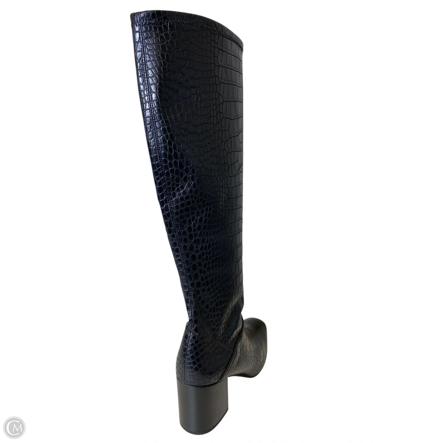 Boots Knee Heels By Franco Sarto In Black, Size: 9