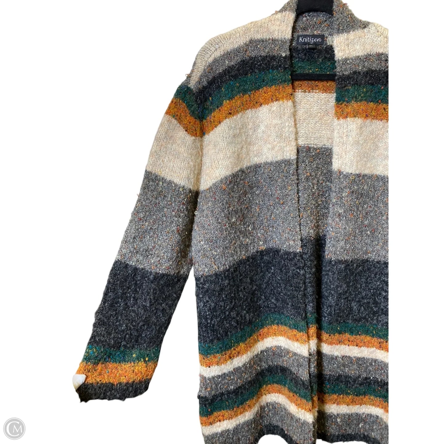 Cardigan By Clothes Mentor In Multi-colored, Size: Xl