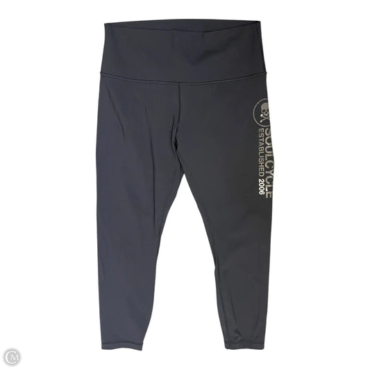 Athletic Leggings By Lululemon In Black, Size: M