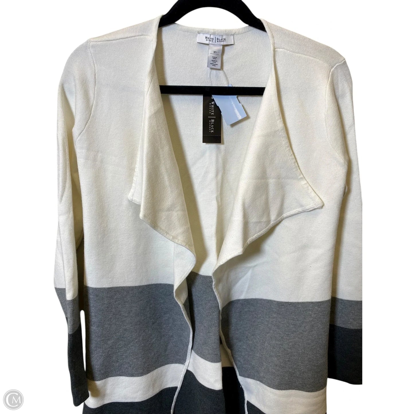Cardigan By White House Black Market In White, Size: Xs