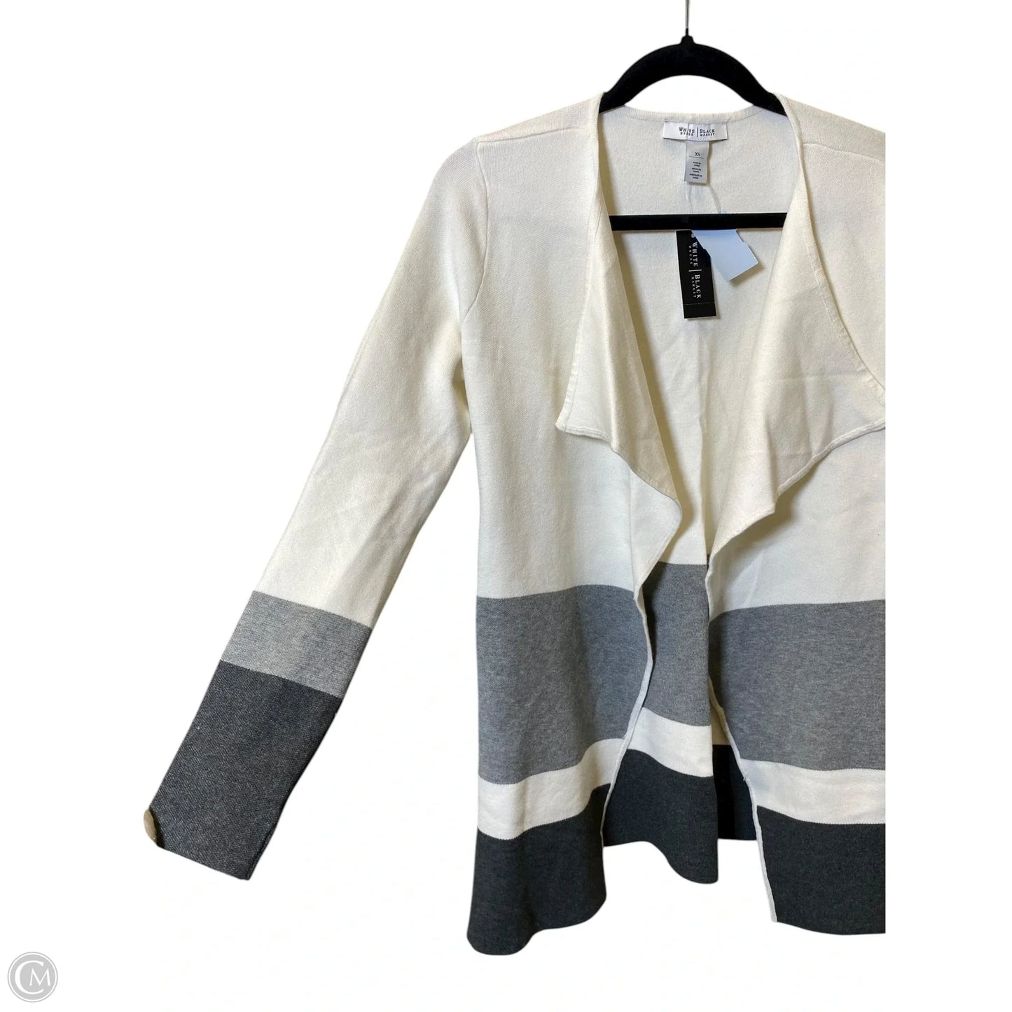 Cardigan By White House Black Market In White, Size: Xs
