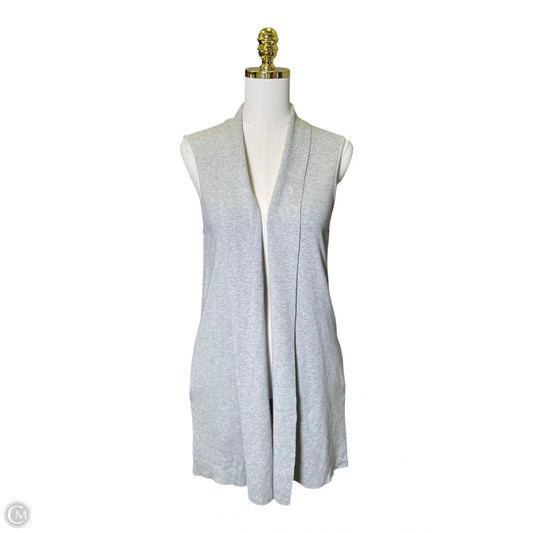 Vest Sweater By Ann Taylor In Grey, Size: S