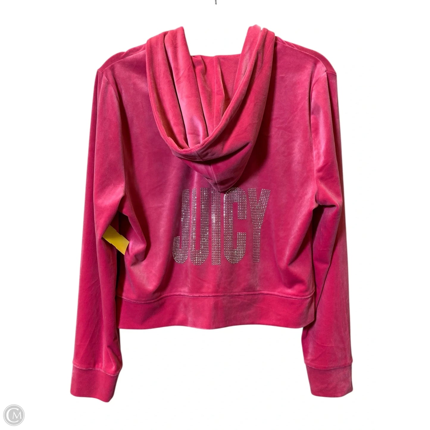 Sweatshirt Hoodie By Juicy Couture In Pink, Size: Xl
