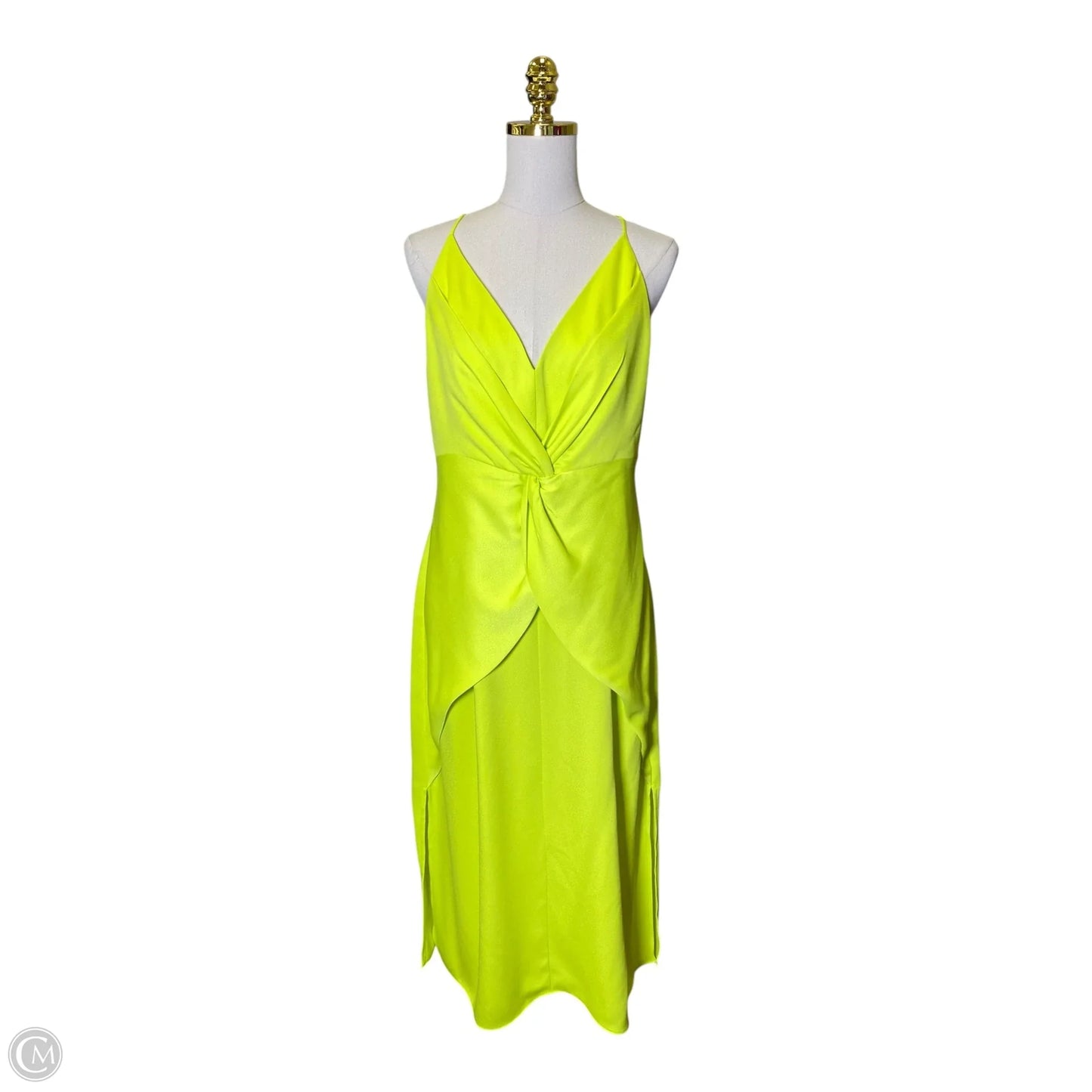 Dress Casual Midi By Clothes Mentor In Green, Size: L
