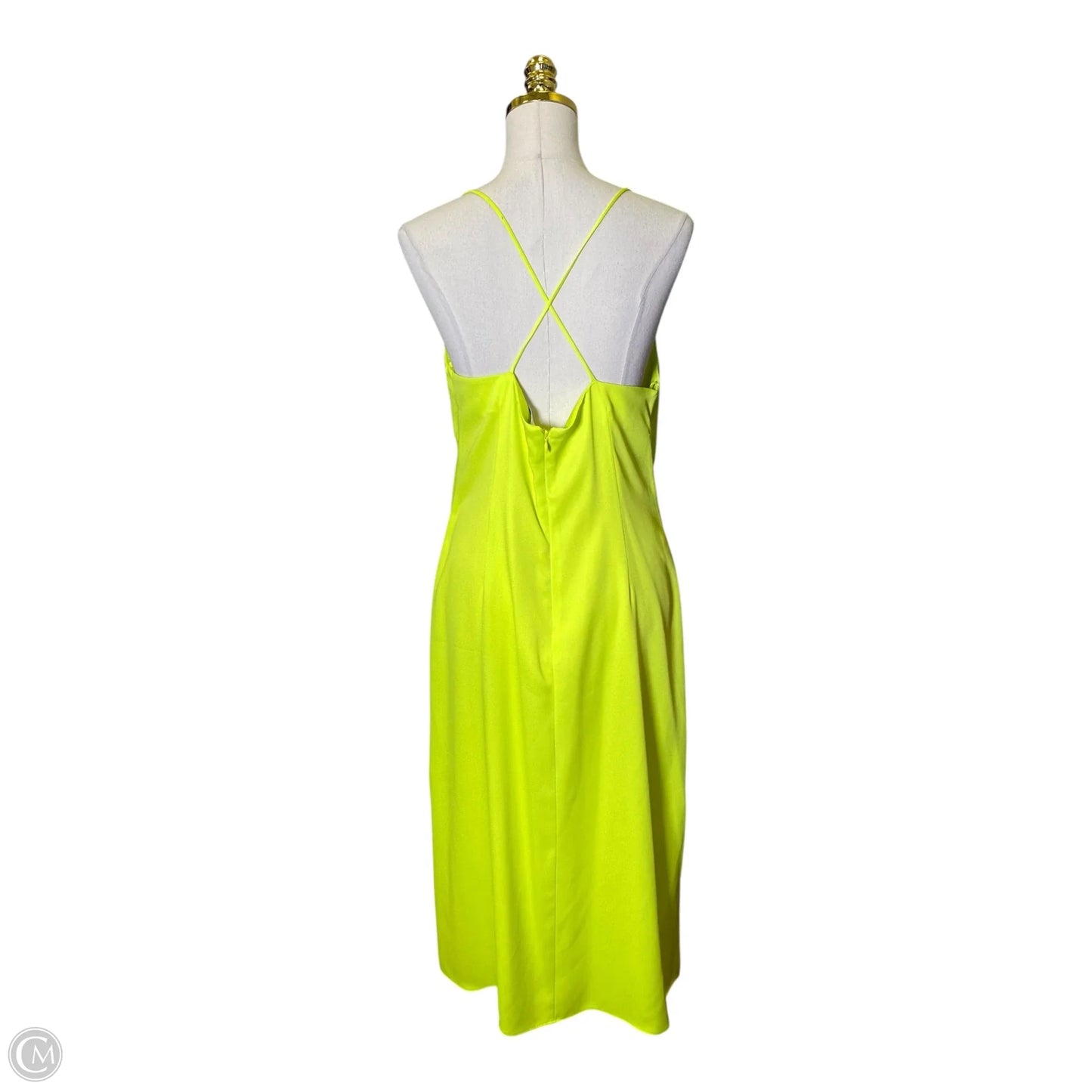Dress Casual Midi By Clothes Mentor In Green, Size: L