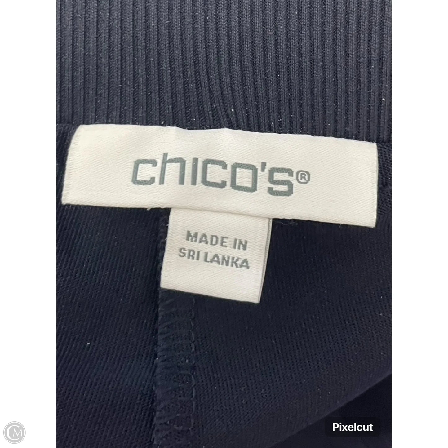 Skirt Midi By Chicos In Navy, Size: L