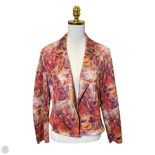 Jacket Other By Chicos In Multi-colored, Size: M