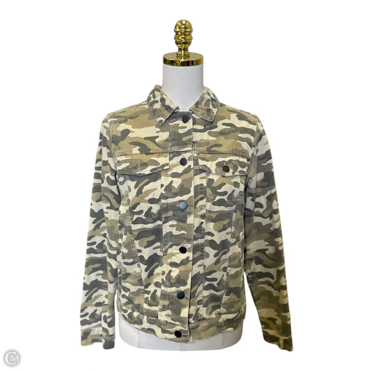Jacket Denim By Clothes Mentor In Multi-colored, Size: S