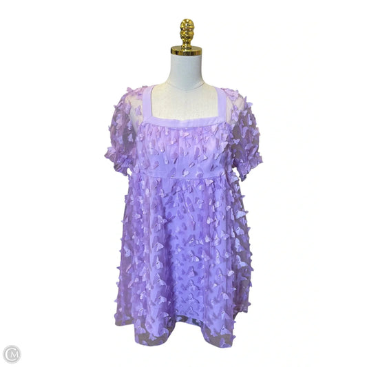 Dress Casual Midi By Entro In Purple, Size: S