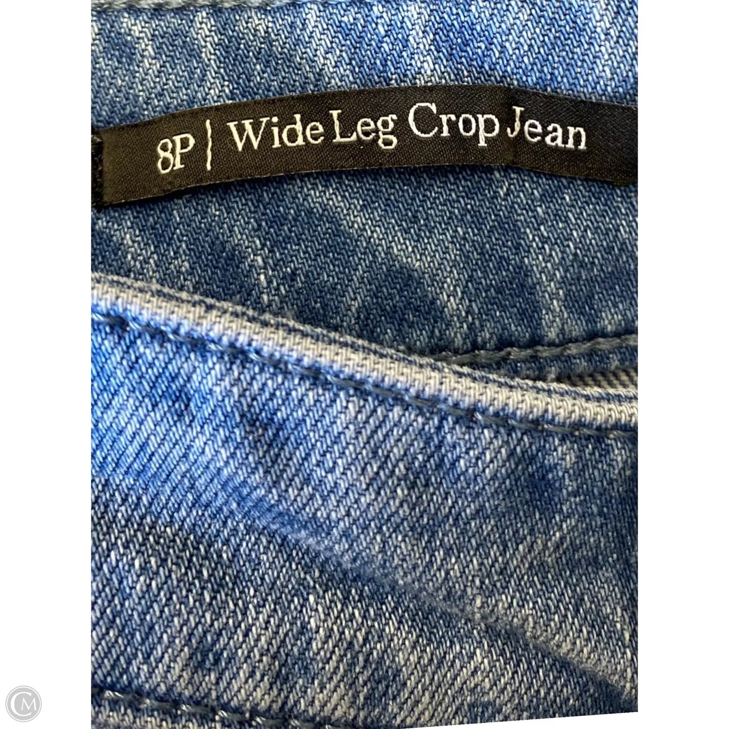 Jeans Wide Leg By Talbots In Blue Denim, Size: 8p