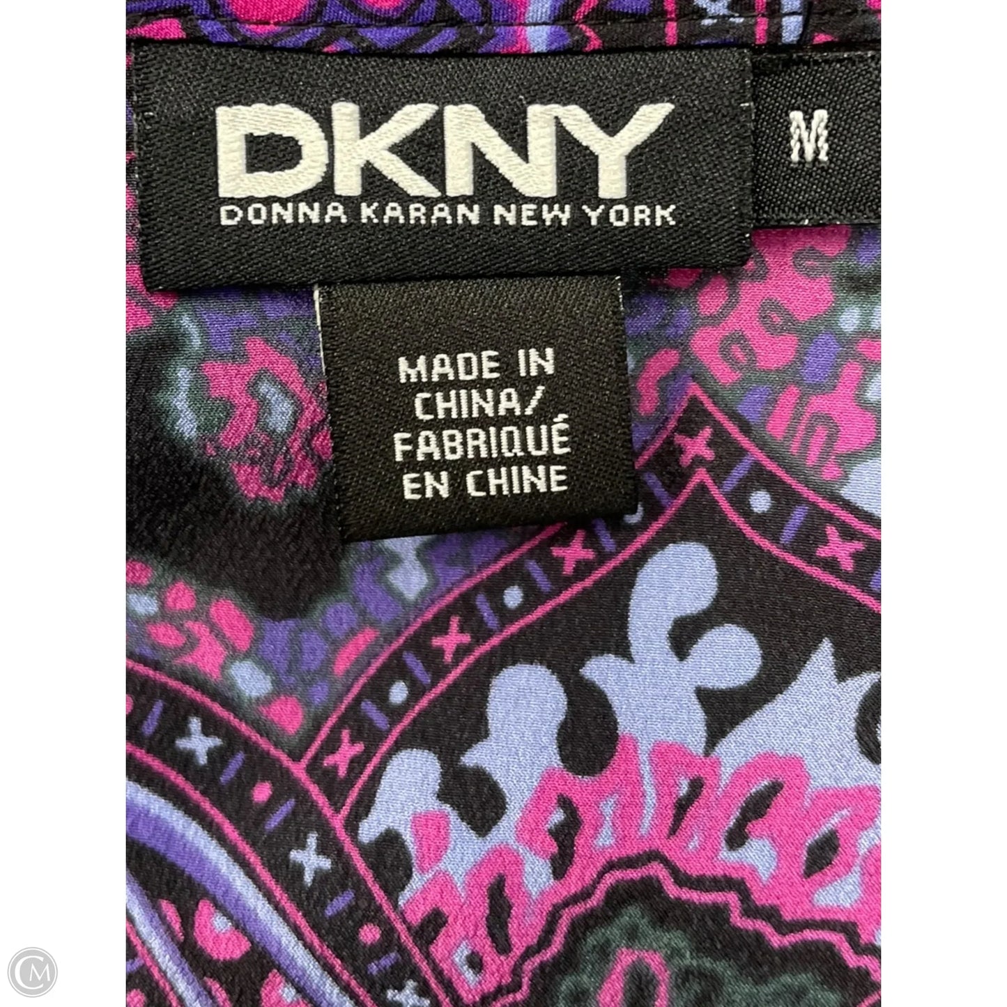 Dress Casual Midi By Dkny In Purple, Size: M