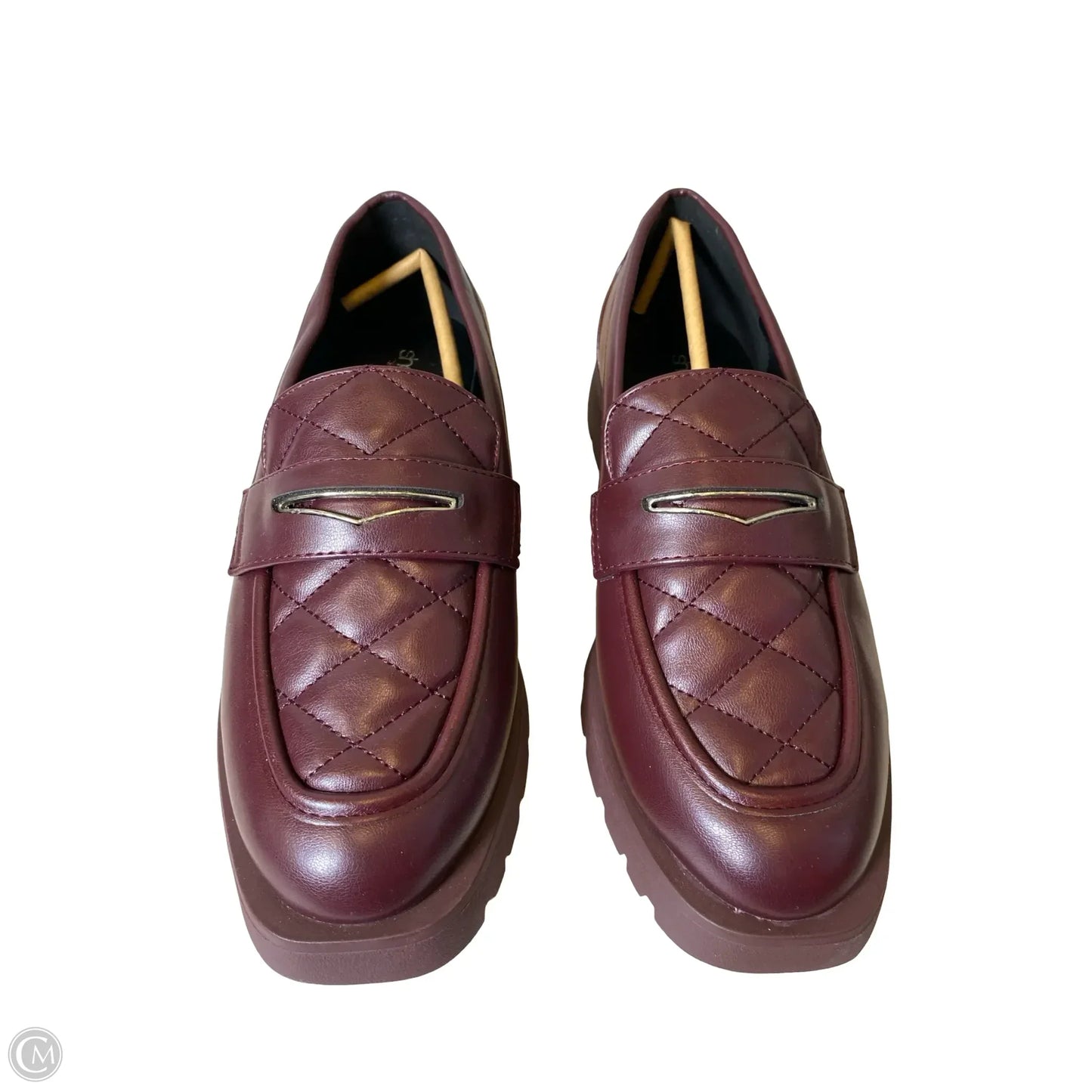 Shoes Flats By Shoedazzle In Maroon, Size: 9