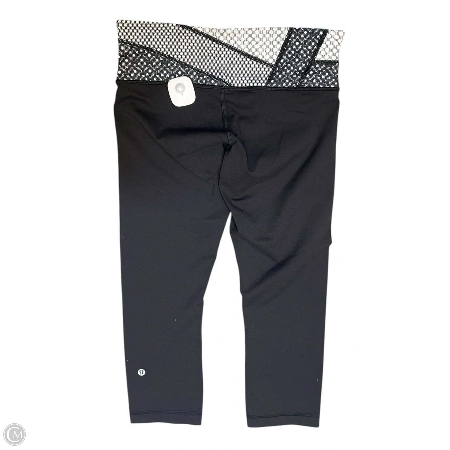 Athletic Leggings By Lululemon In Black & White, Size: 6