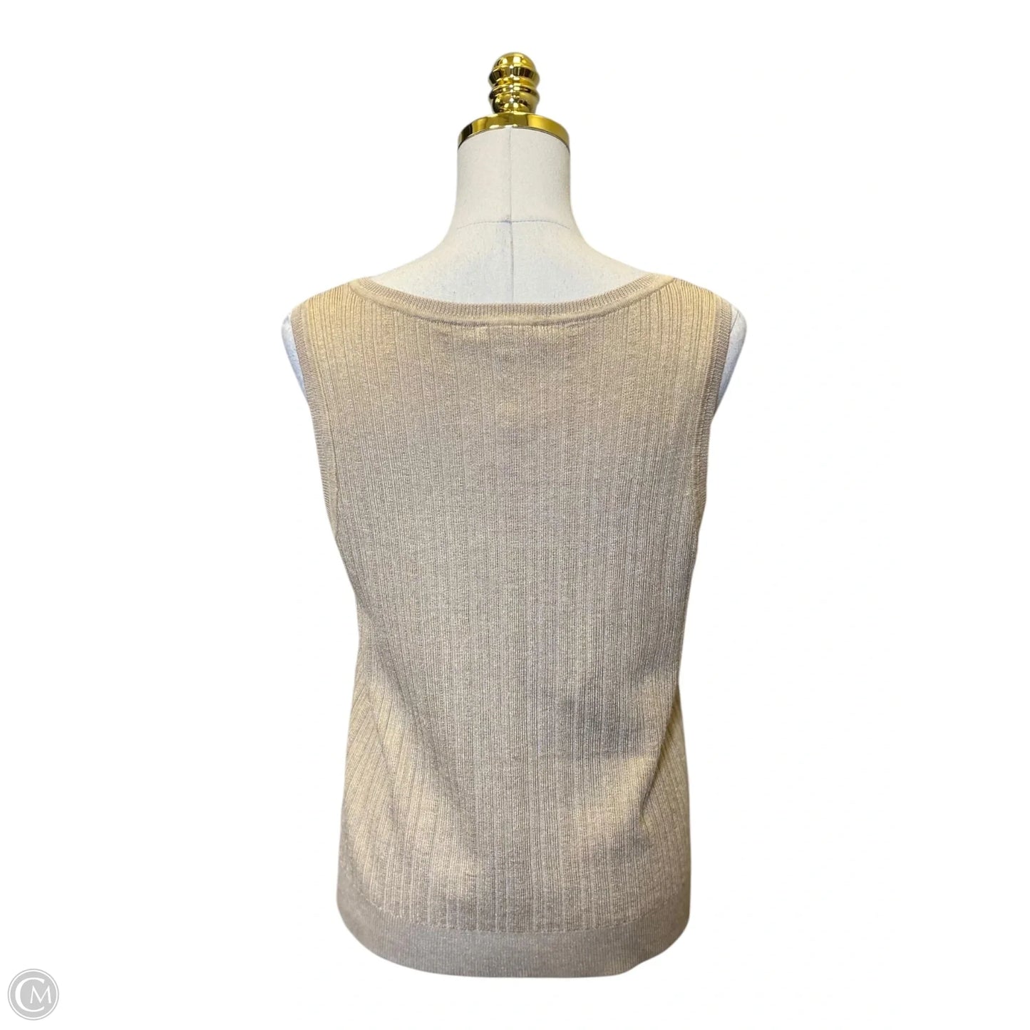 Top Short Sleeve By Chicos In Beige, Size: M