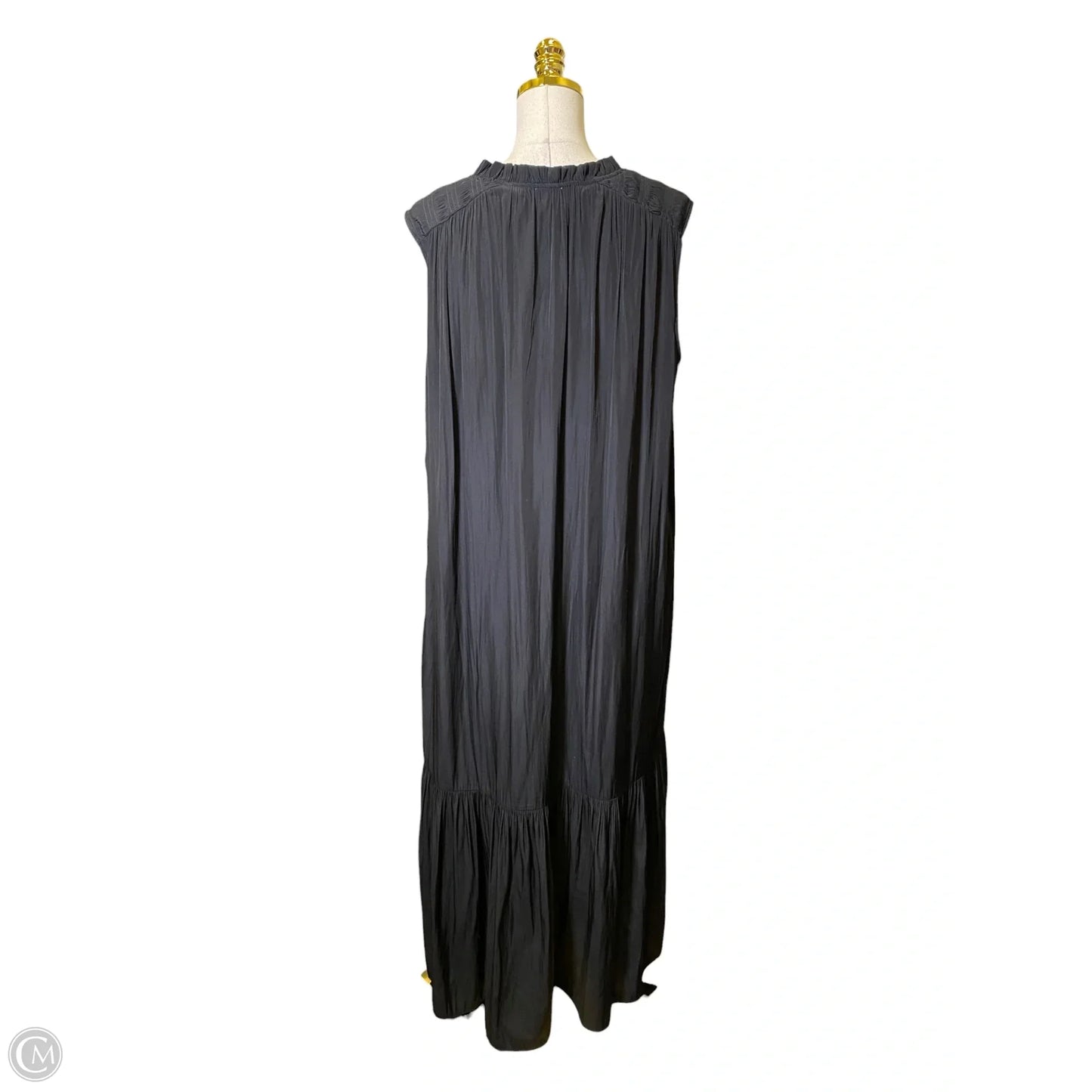 Dress Casual Maxi By Chicos In Black, Size: Xl