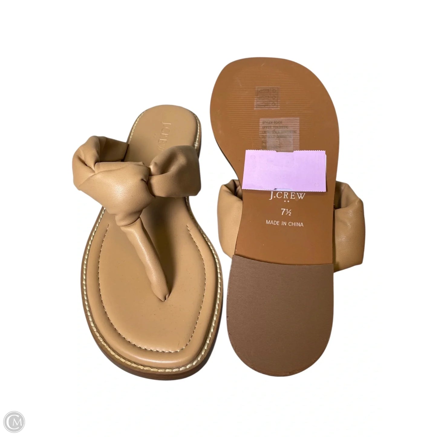 Sandals Flats By J. Crew In Brown, Size: 7.5