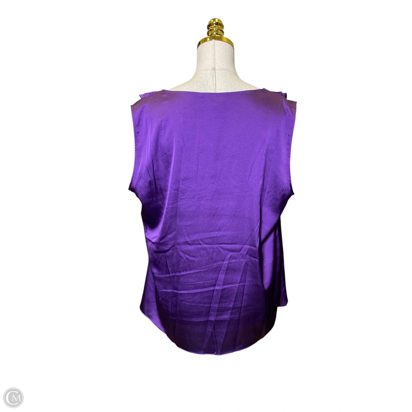 Top Sleeveless By White House Black Market In Purple, Size: Xl