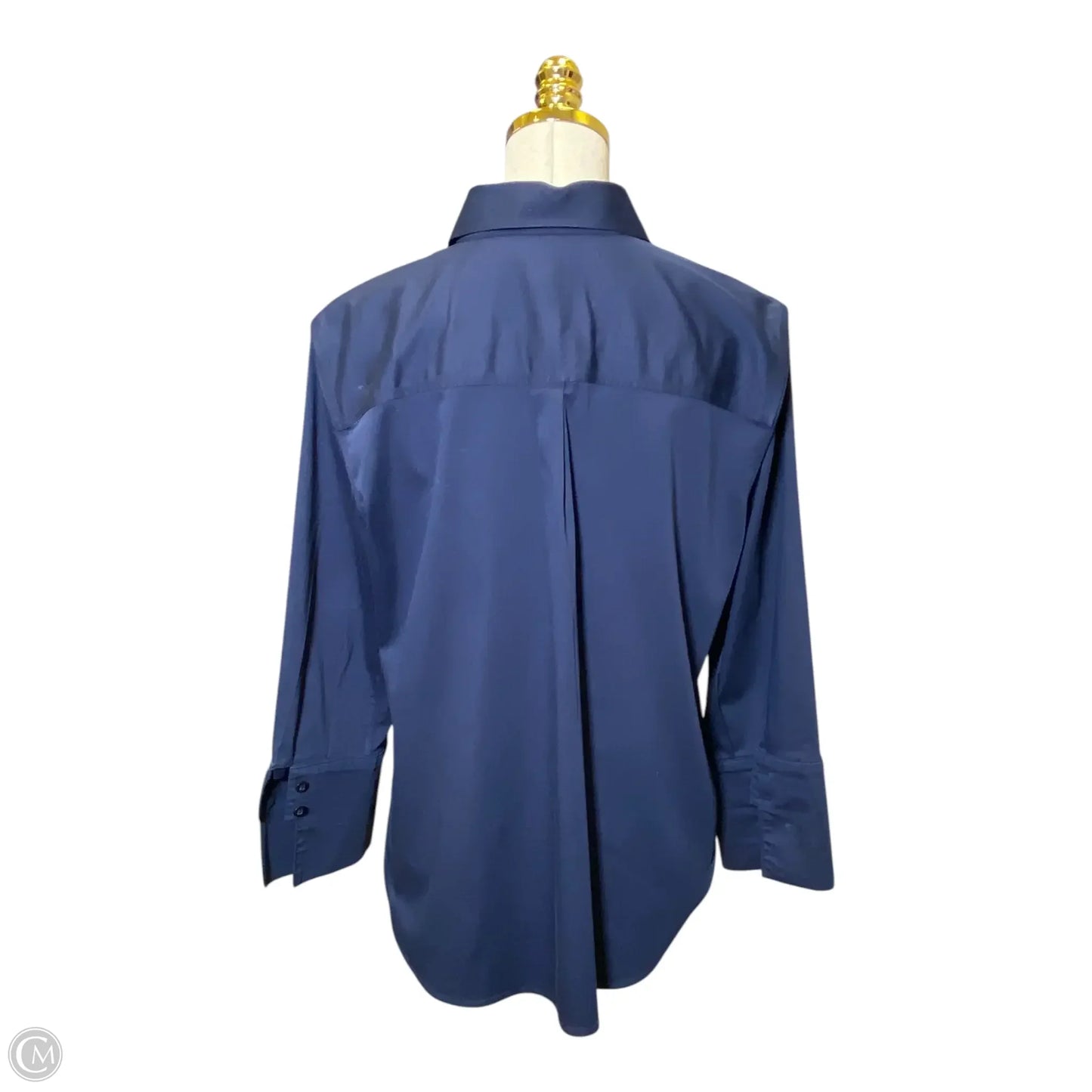 Top Long Sleeve By Chicos In Navy, Size: L