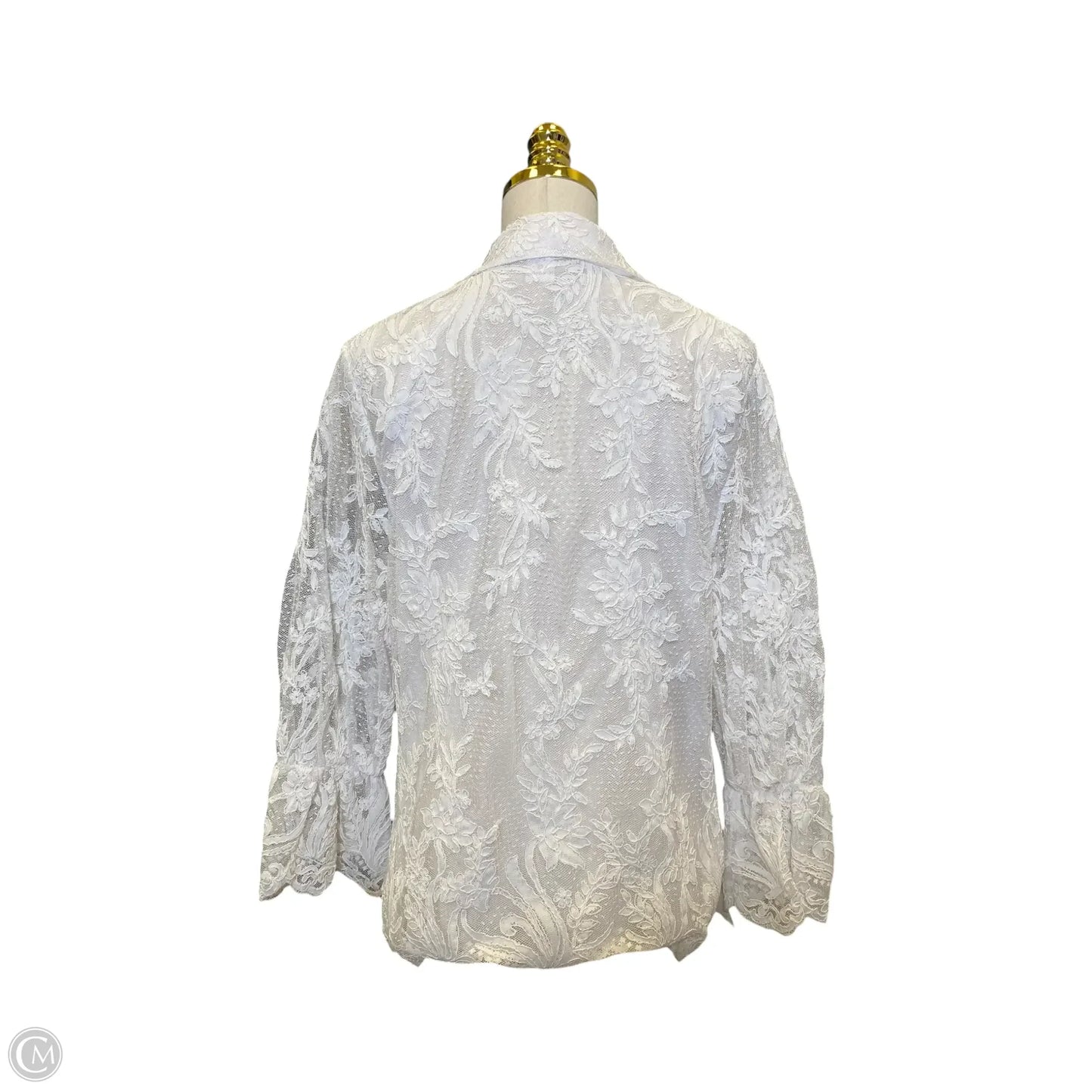 Jacket Other By Clothes Mentor In White, Size: L