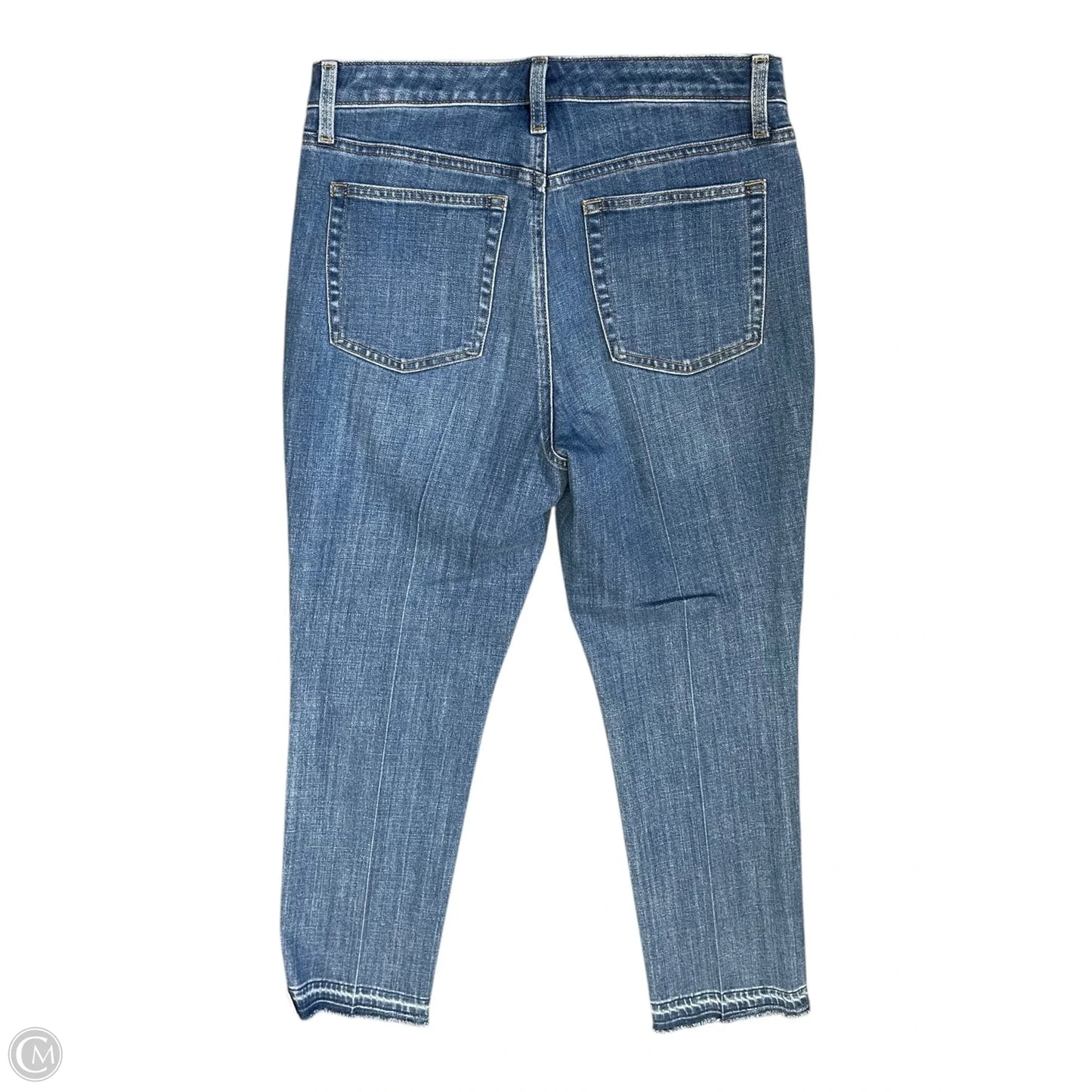 Jeans Straight By Talbots In Blue Denim, Size: 8