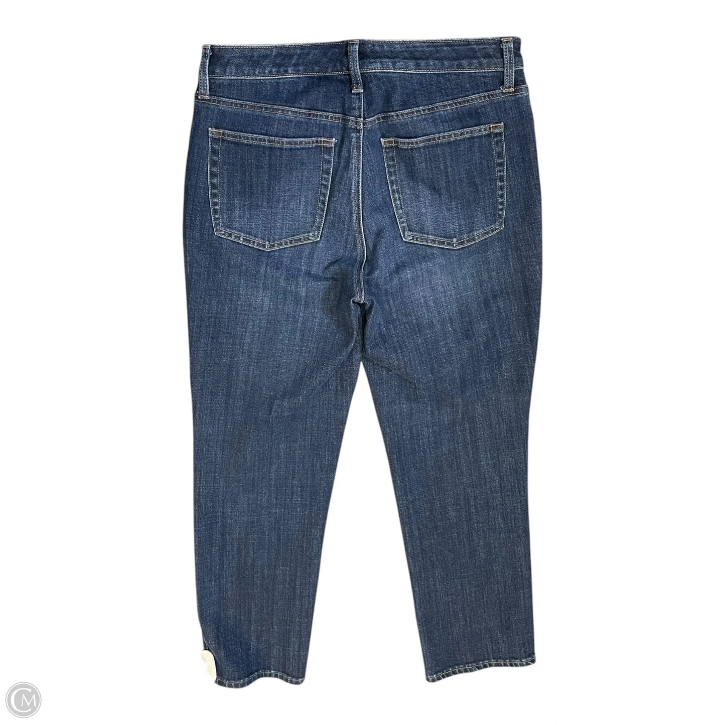 Jeans Straight By Talbots In Blue Denim, Size: 8