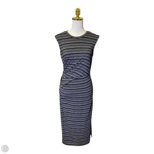 Dress Casual Maxi By Loft In Black & Cream, Size: Xs