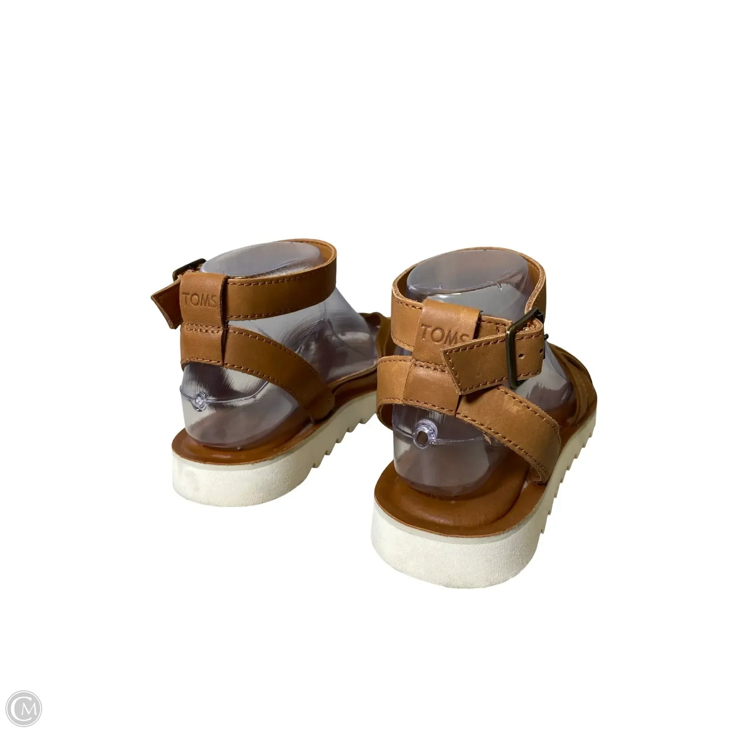 Sandals Flats By Toms In Brown, Size: 8