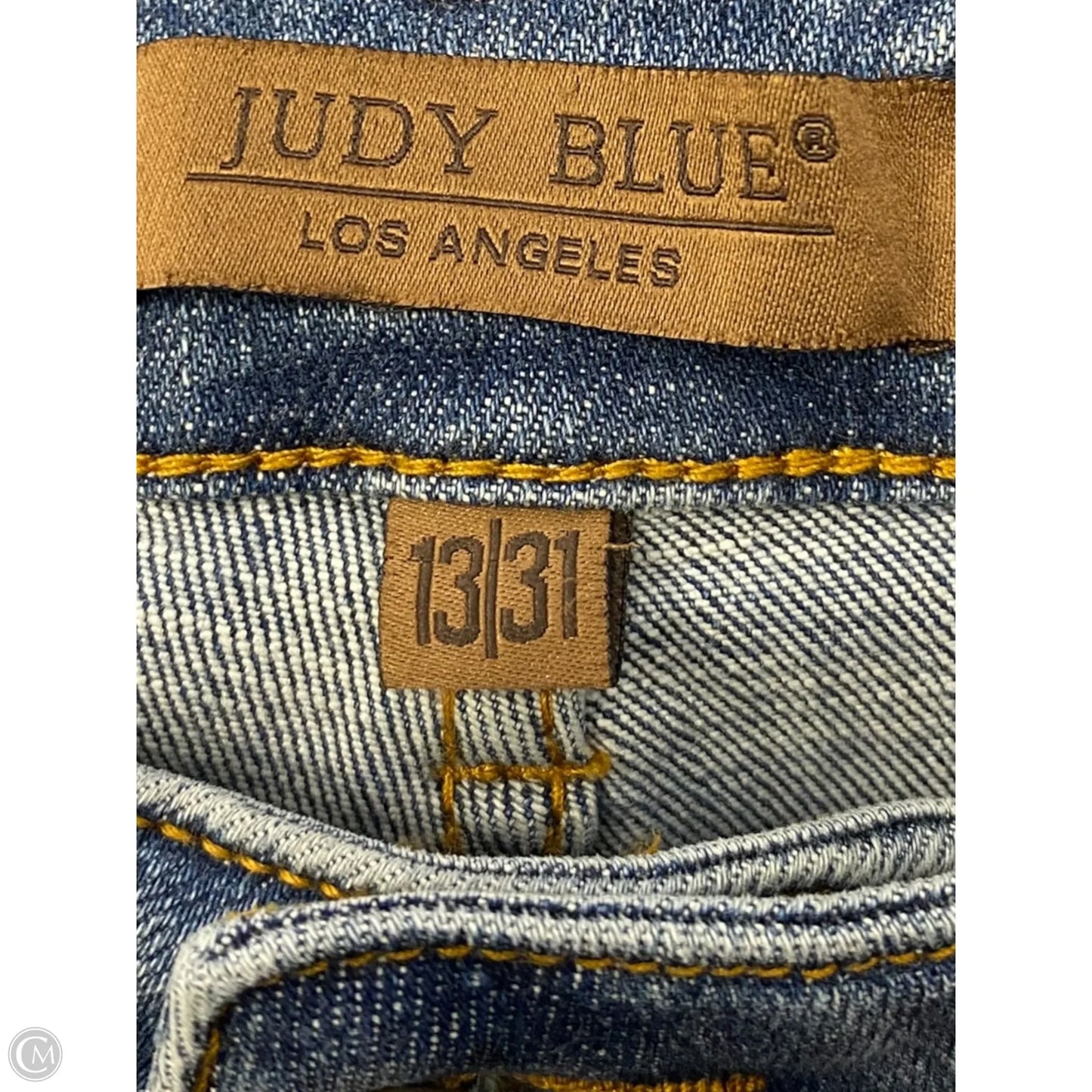 Jeans Skinny By Judy Blue In Blue Denim, Size: 12