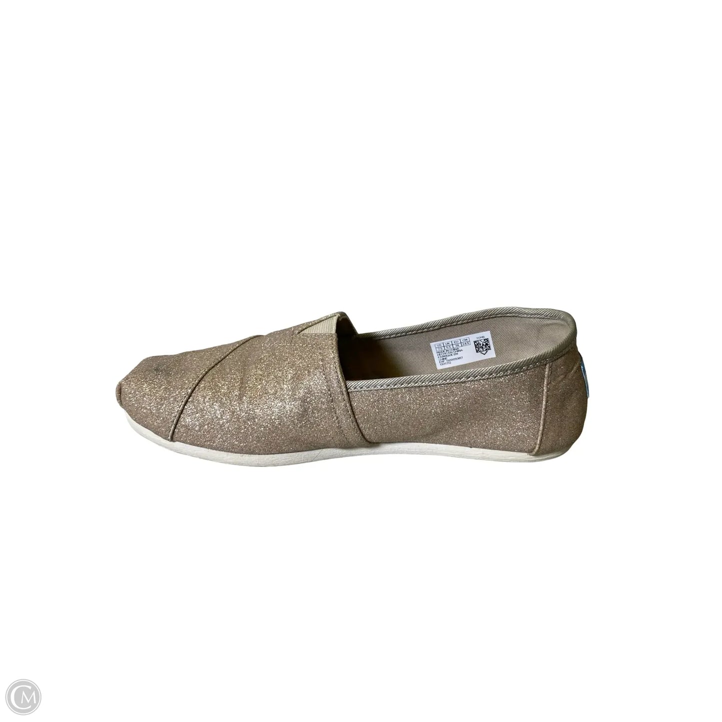 Shoes Flats By Toms In Rose Gold, Size: 7.5