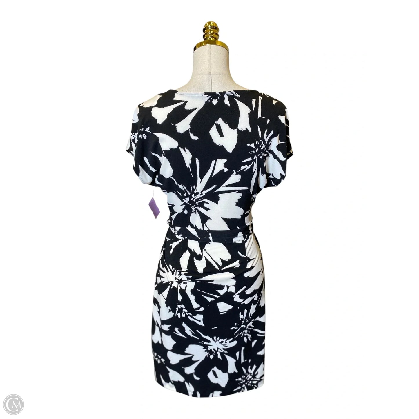Dress Casual Midi By Nine West In Black & White, Size: S