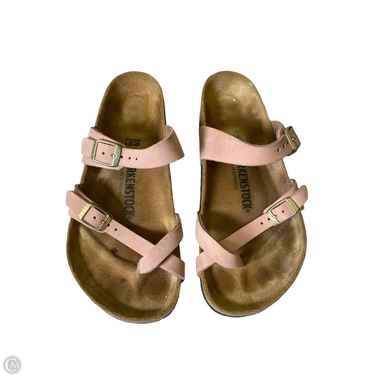 Sandals Flats By Birkenstock In Pink, Size: 8