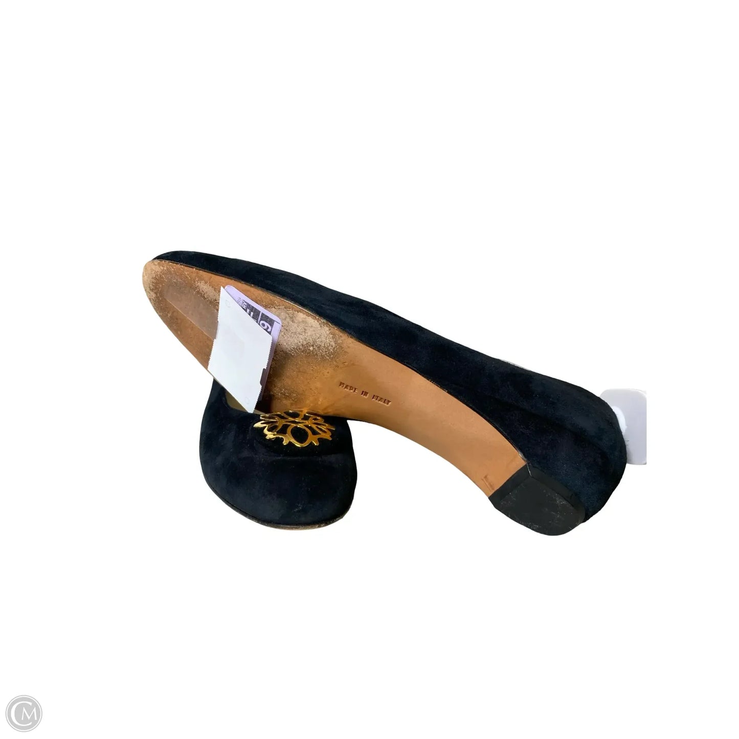 Shoes Luxury Designer By Ferragamo In Black, Size: 8