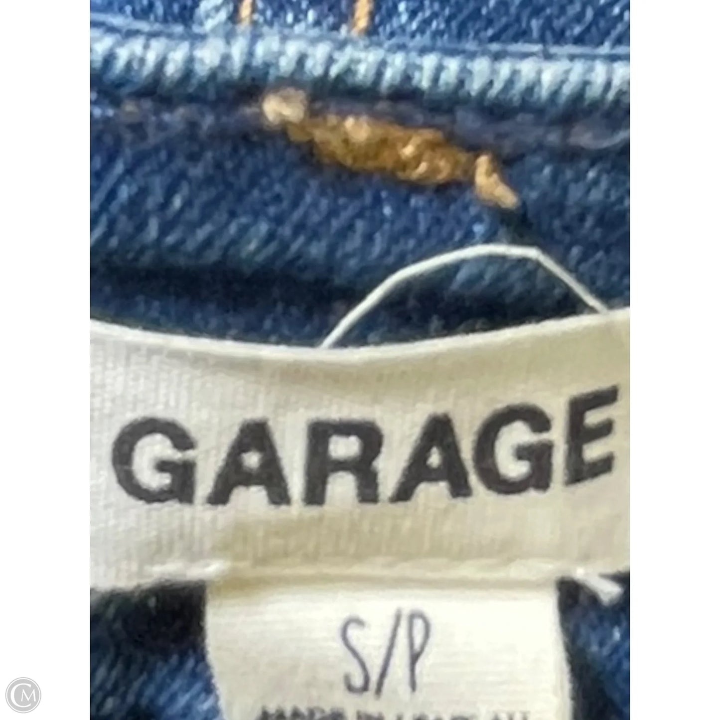 Skirt Midi By Garage In Blue Denim, Size: S