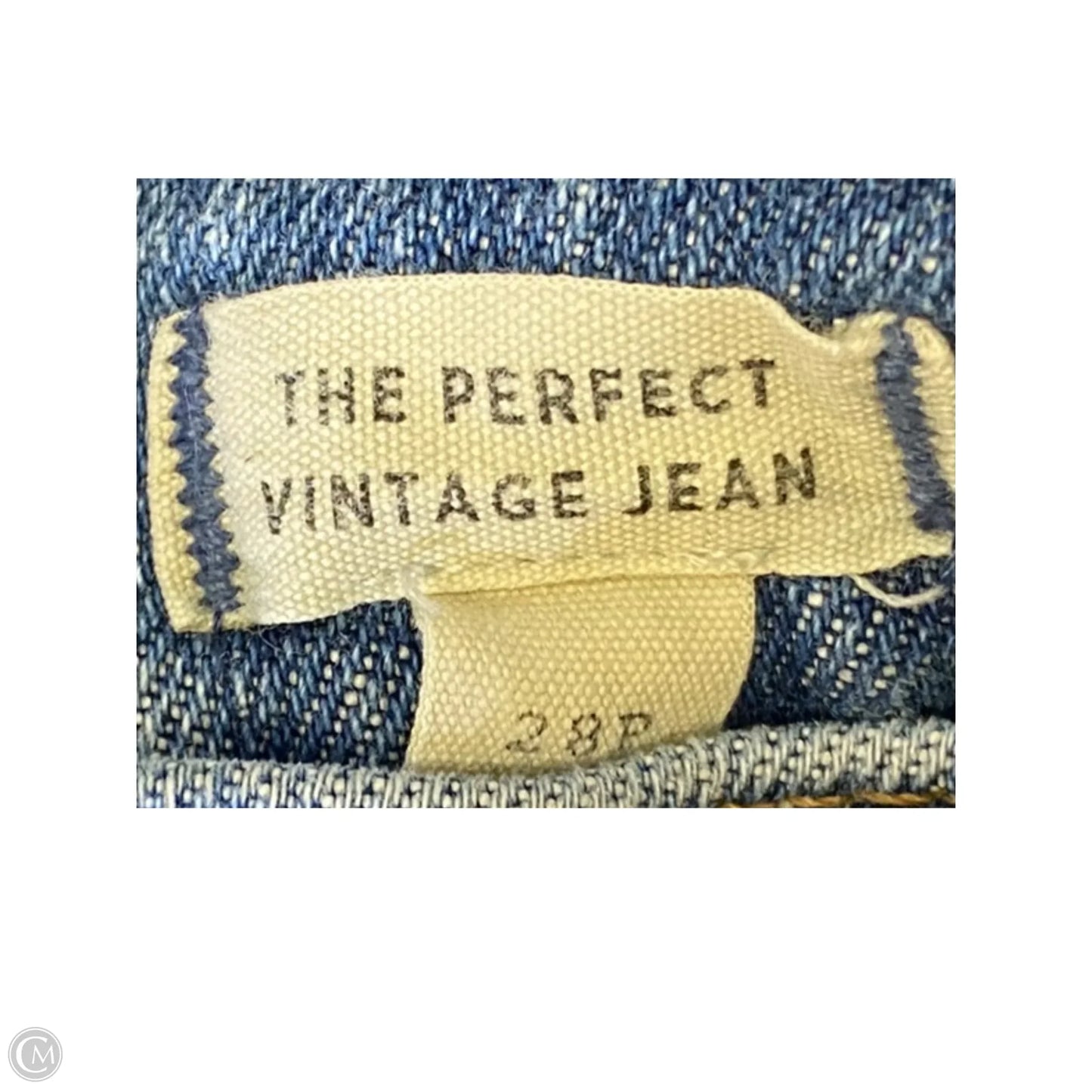 Jeans Straight By Madewell In Blue Denim, Size: 6