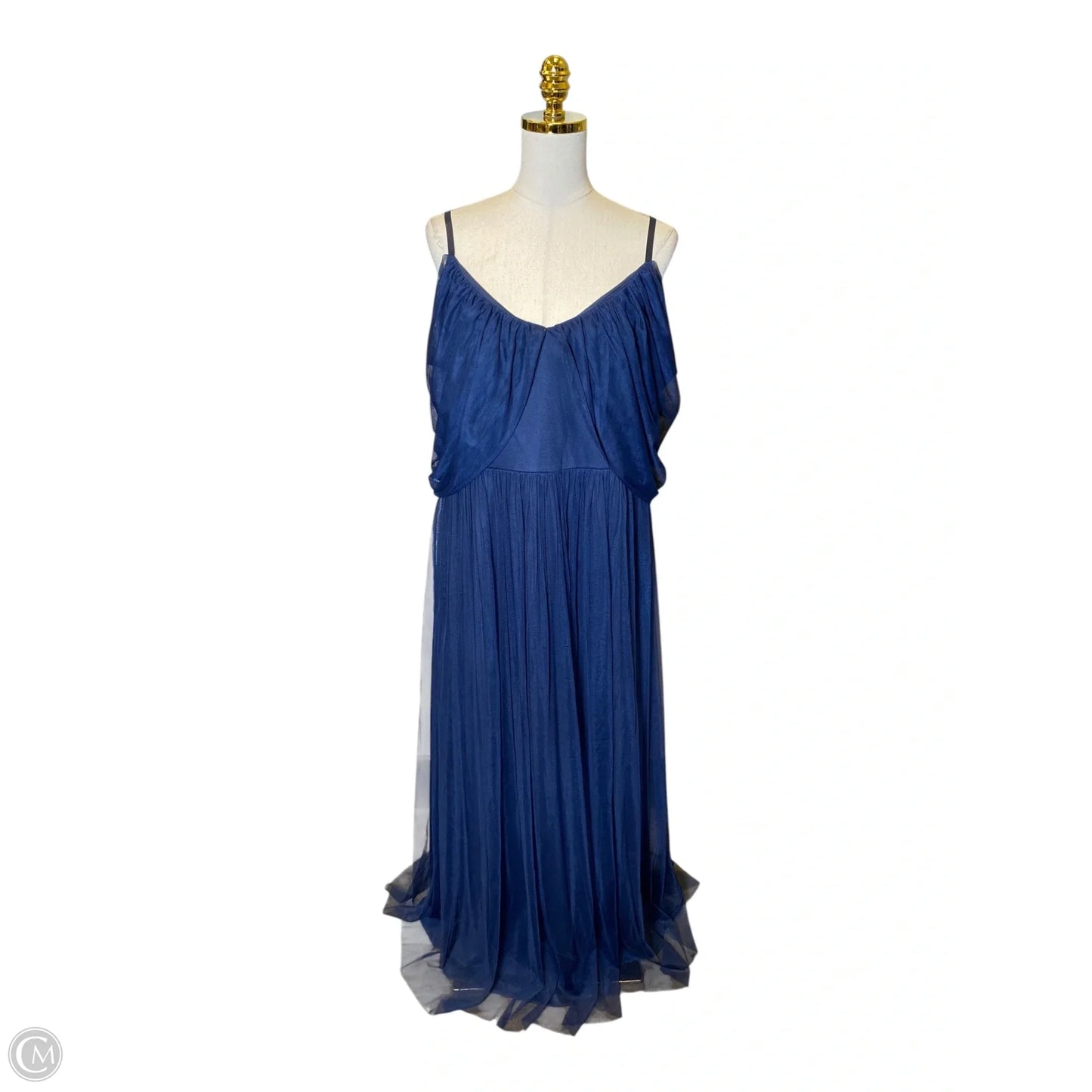 Dress Casual Maxi By Clothes Mentor In Navy, Size: Xl