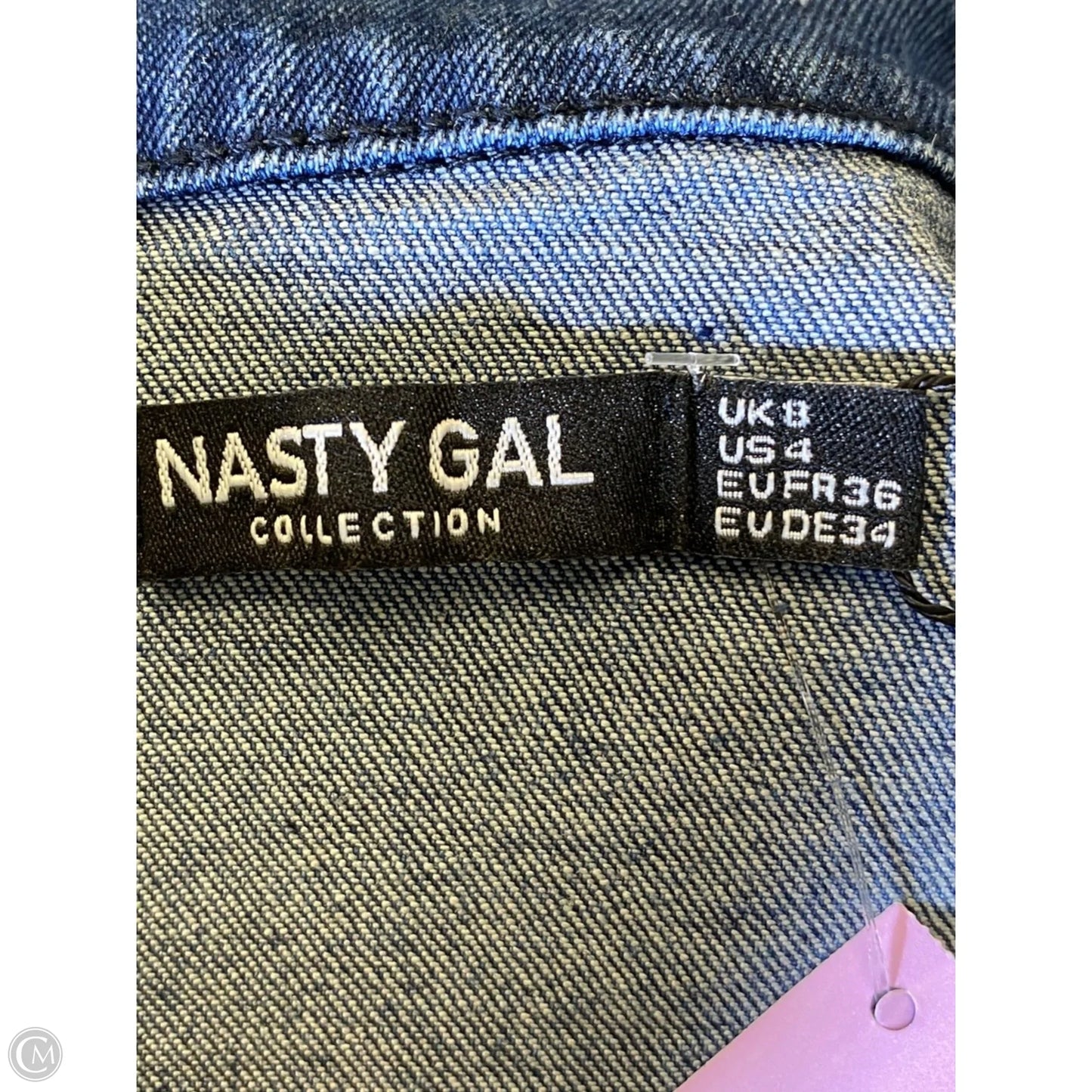 Jumpsuit By Nasty Gal In Blue Denim, Size: S