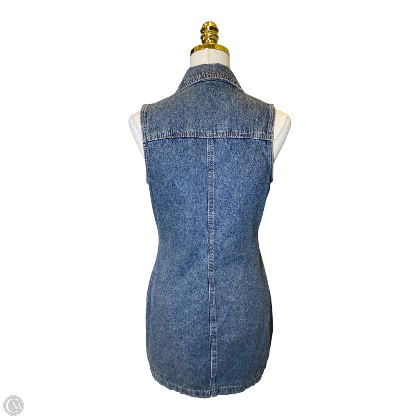 Dress Casual Midi By Cotton On In Blue Denim, Size: Sp