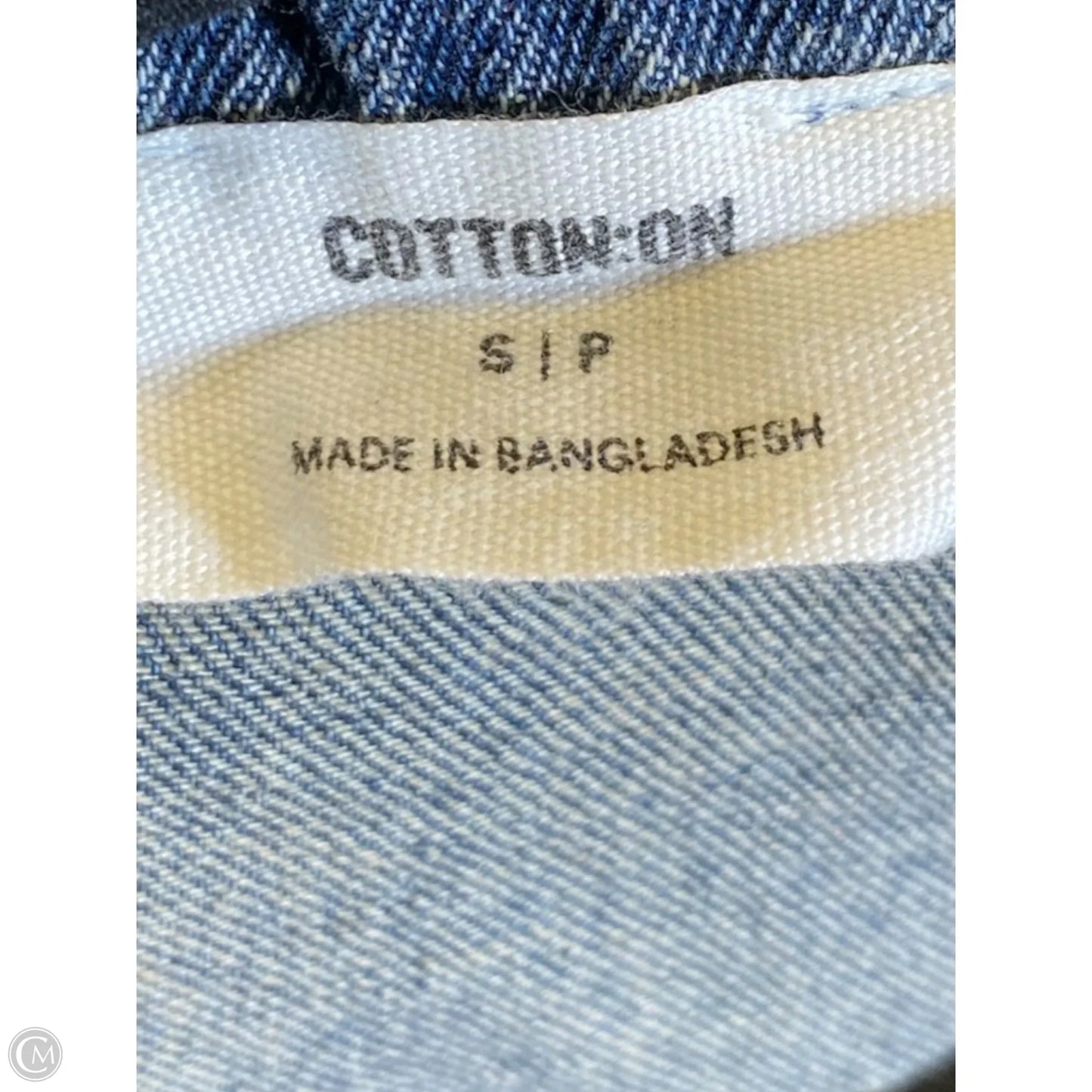 Dress Casual Midi By Cotton On In Blue Denim, Size: Sp