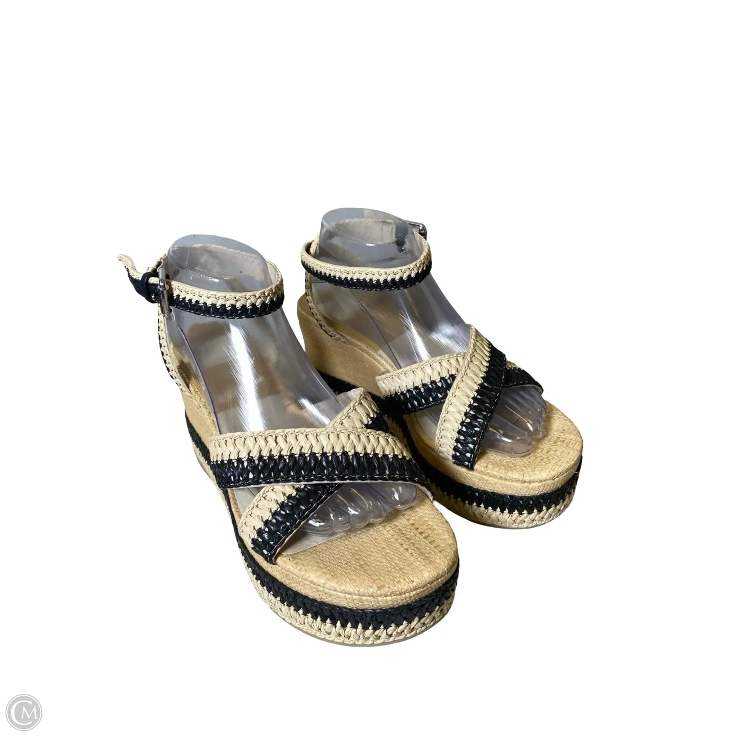 Shoes Heels Platform By Dolce Vita In Black & Cream, Size: 9.5