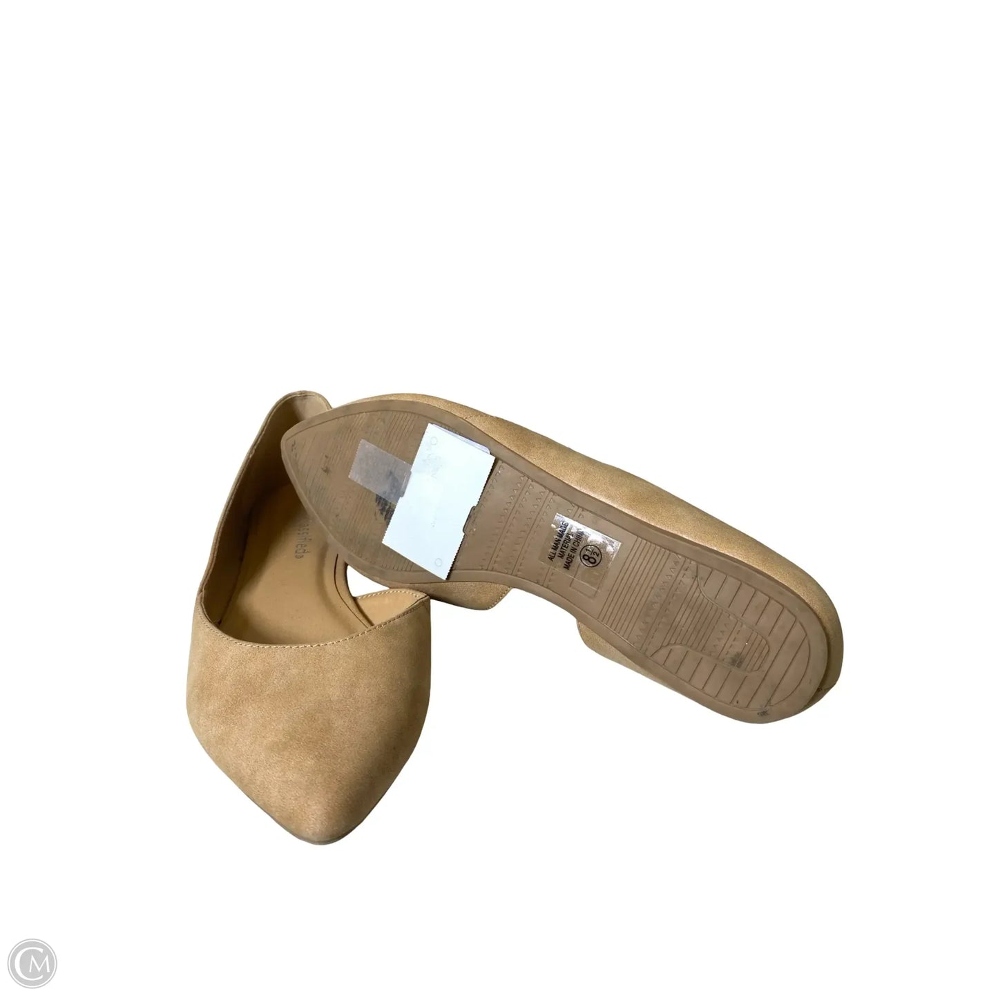 Shoes Flats By City Classified In Tan, Size: 8.5