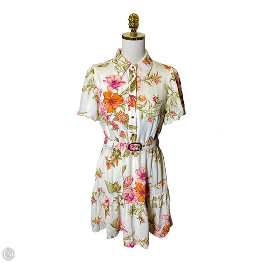 Dress Casual Midi By 1.state In Floral Print, Size: S