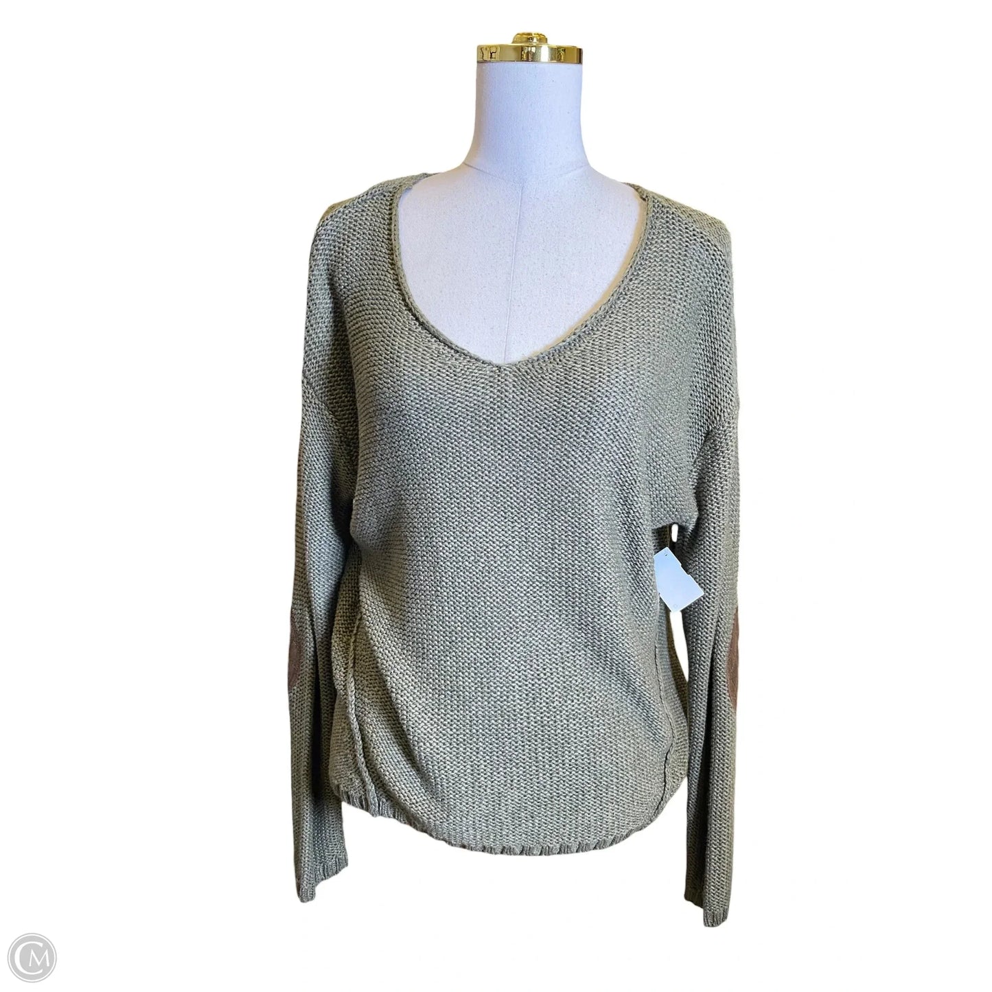Sweater By Clothes Mentor In Green, Size: Xl